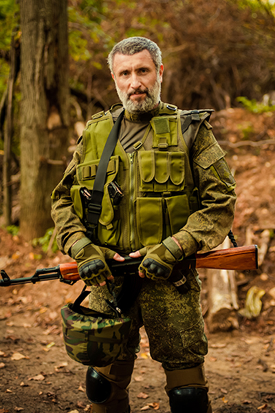 Пример милитари фотосессии
