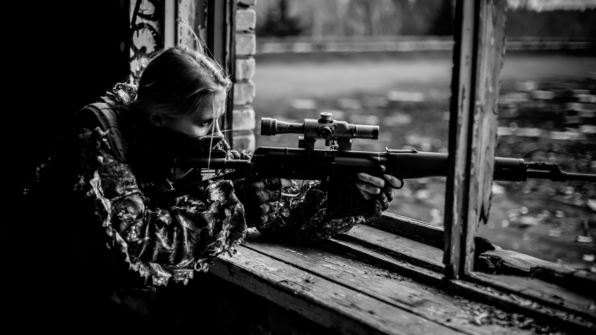Милитари фотосессия