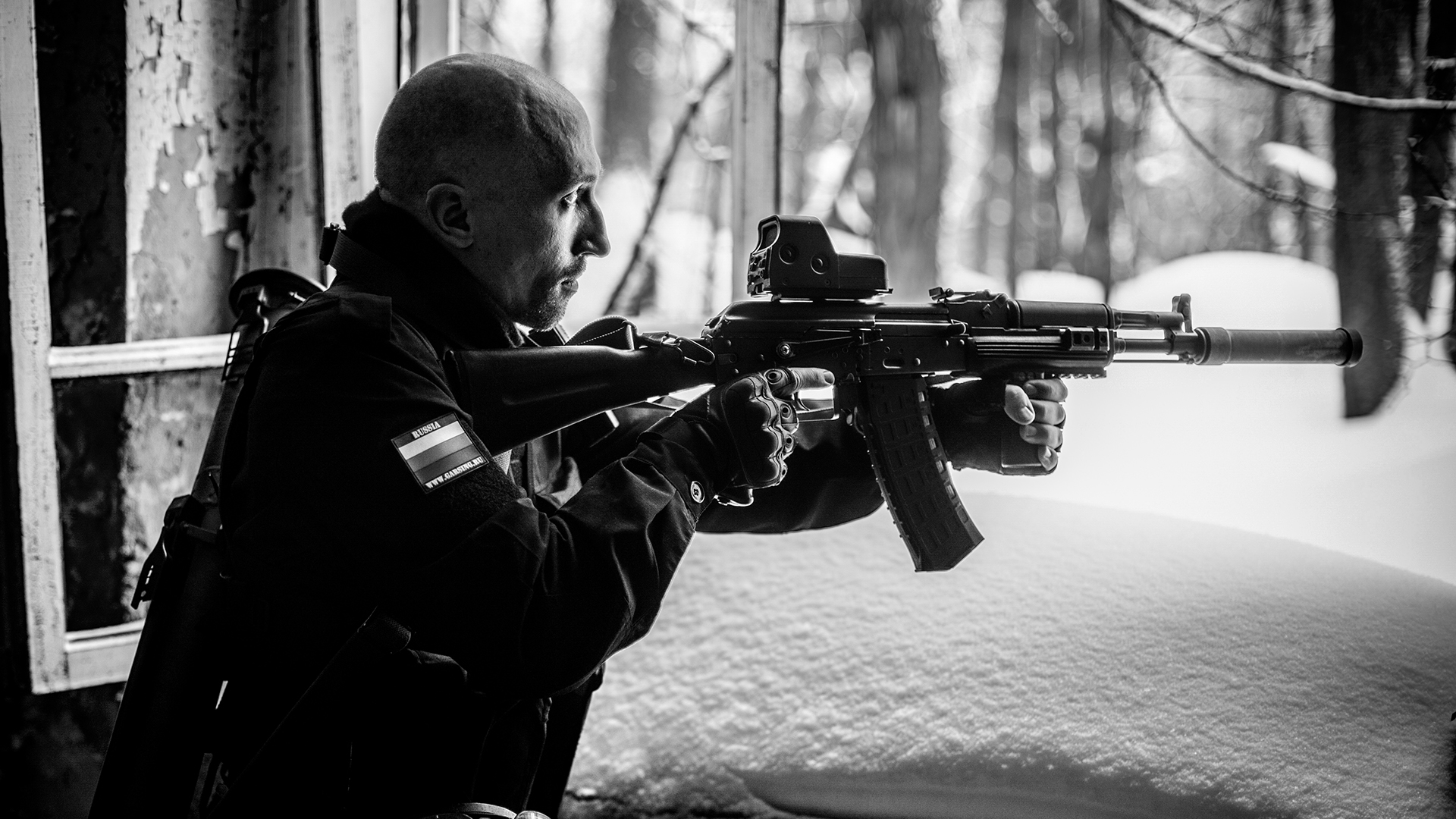 Милитари фотосессия